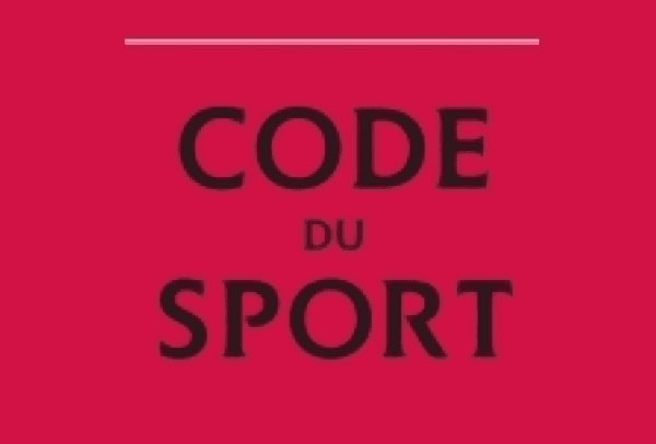 Sport Code: amendment of the provisions of the regulatory part