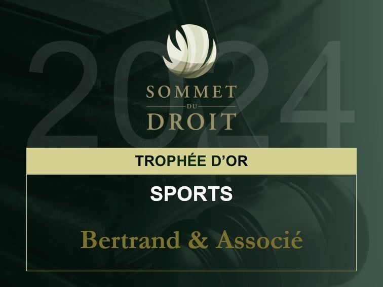 Cabinet Bertrand Best Law Firm in Sports Law 2024