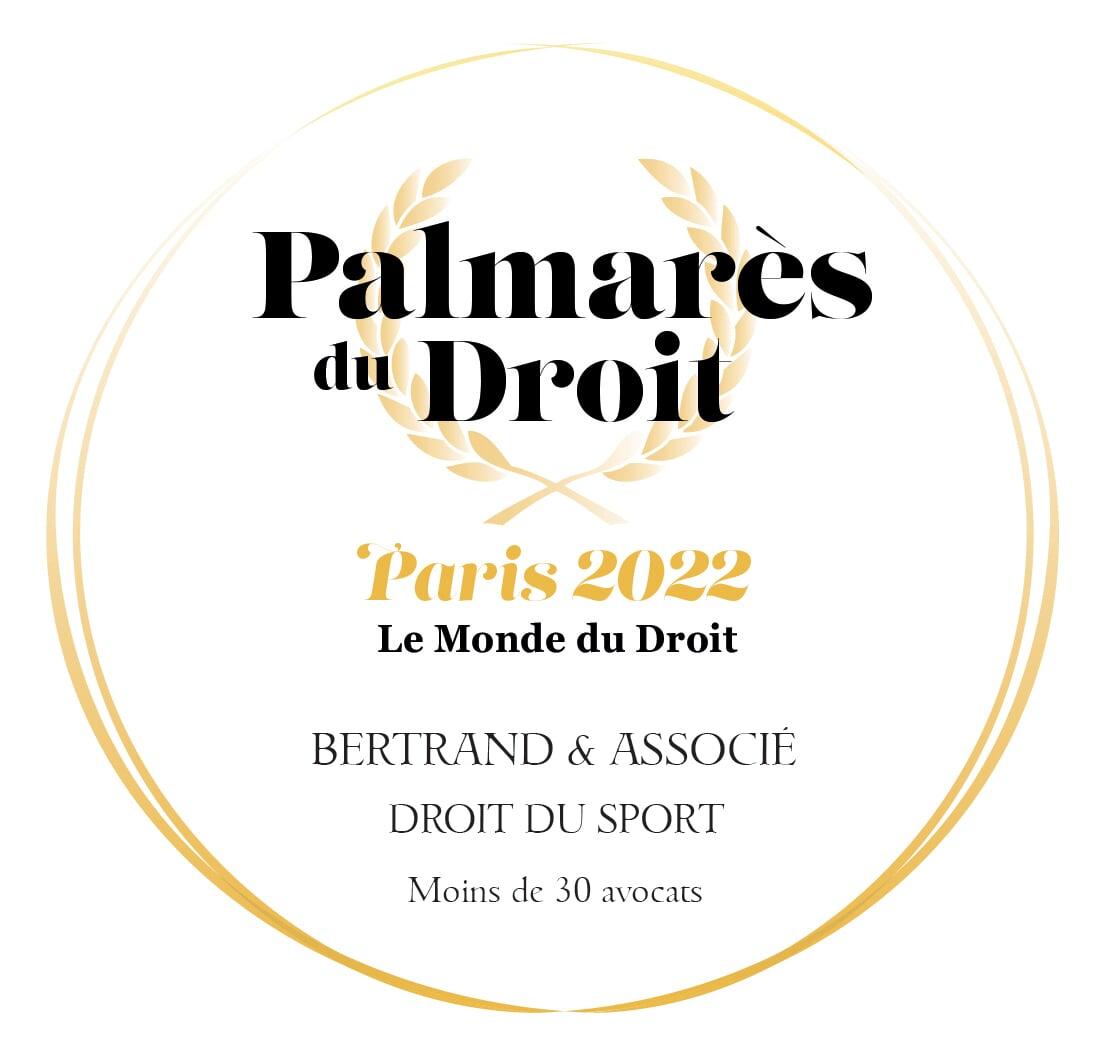 Meilleur avocat 2022 en droit du sport