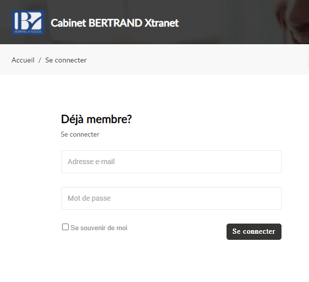 Cabinet BERTRAND Client Portal
